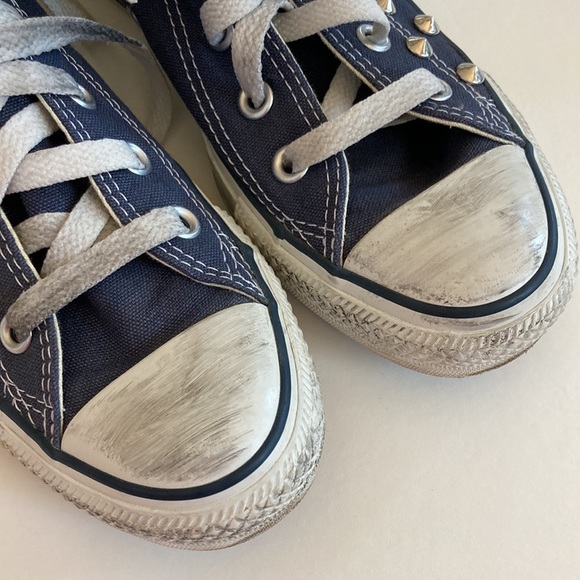 Converse All Star Studded, Distressed High Tops - Picture 4 of 11